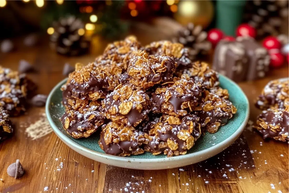 Einfache Cornflakes Plätzchen für Weihnachten – Rezept ohne Backen