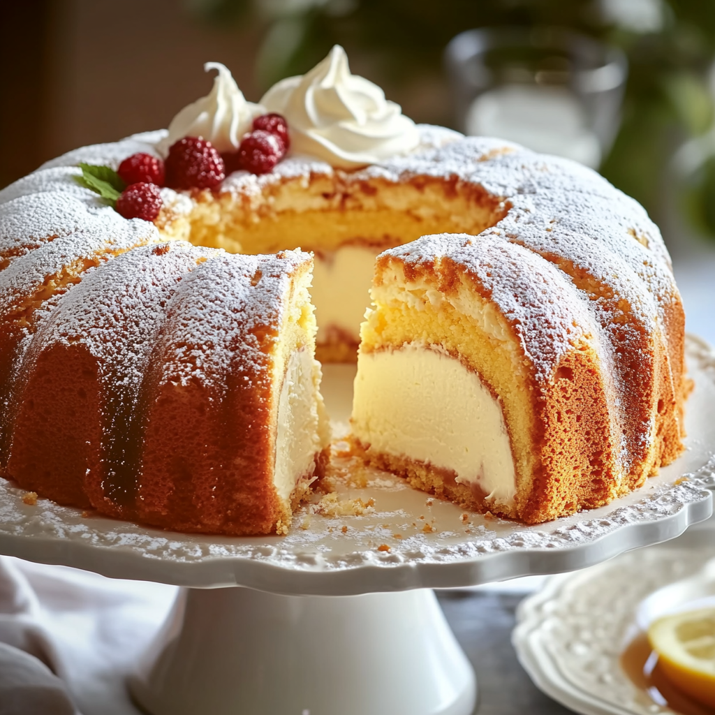 Rezept für saftigen Cheesecake-Gugelhupf backen