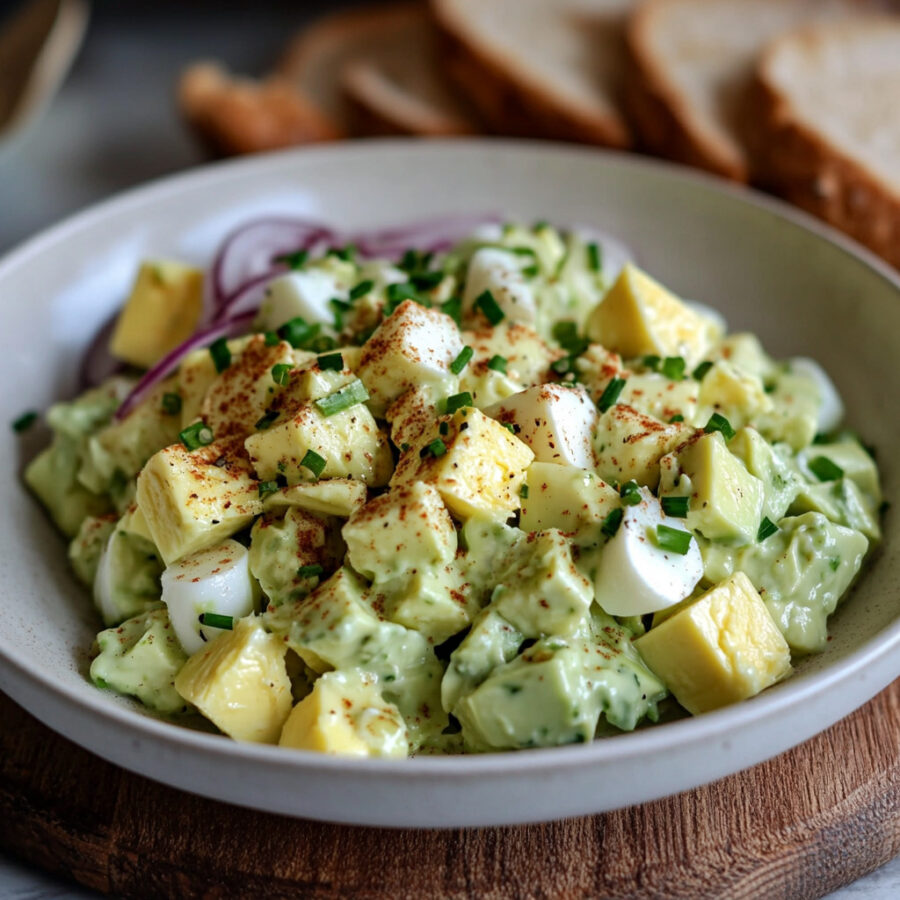 Eiersalat mit Avocado Eiersalat mit Avocado