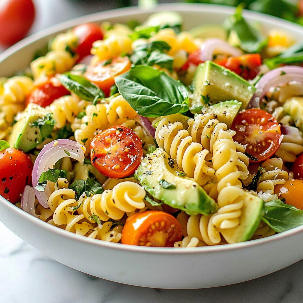 Nudelsalat mit Avocado Rezept: Ein frischer Genuss!