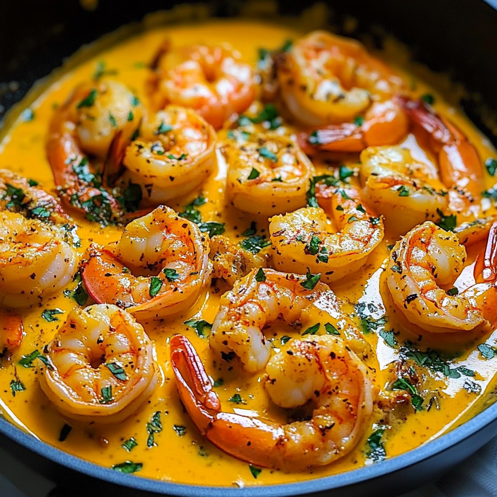 Cremige Kokos-Curry-Suppe mit Garnelen Rezept genießen!