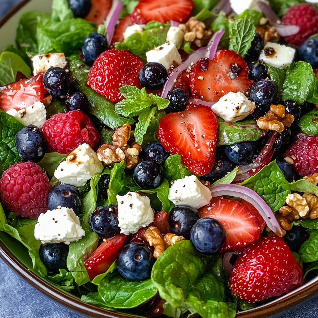 Feldsalat mit Beeren Feldsalat mit Beeren