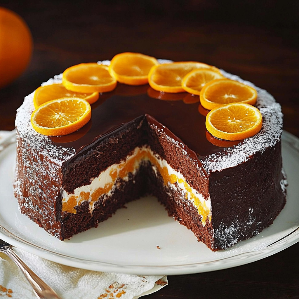 Orangen-Schoko-Torte