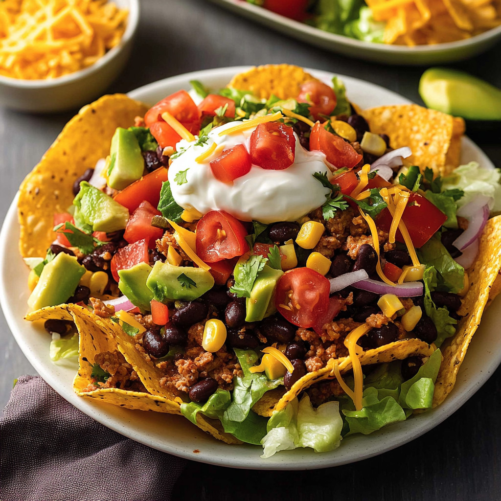 Taco-Salat für die Party