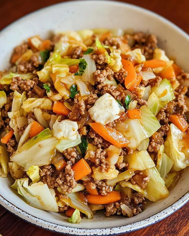 Würzige Chinakohl-Rinderhack-Pfanne in 30 Minuten