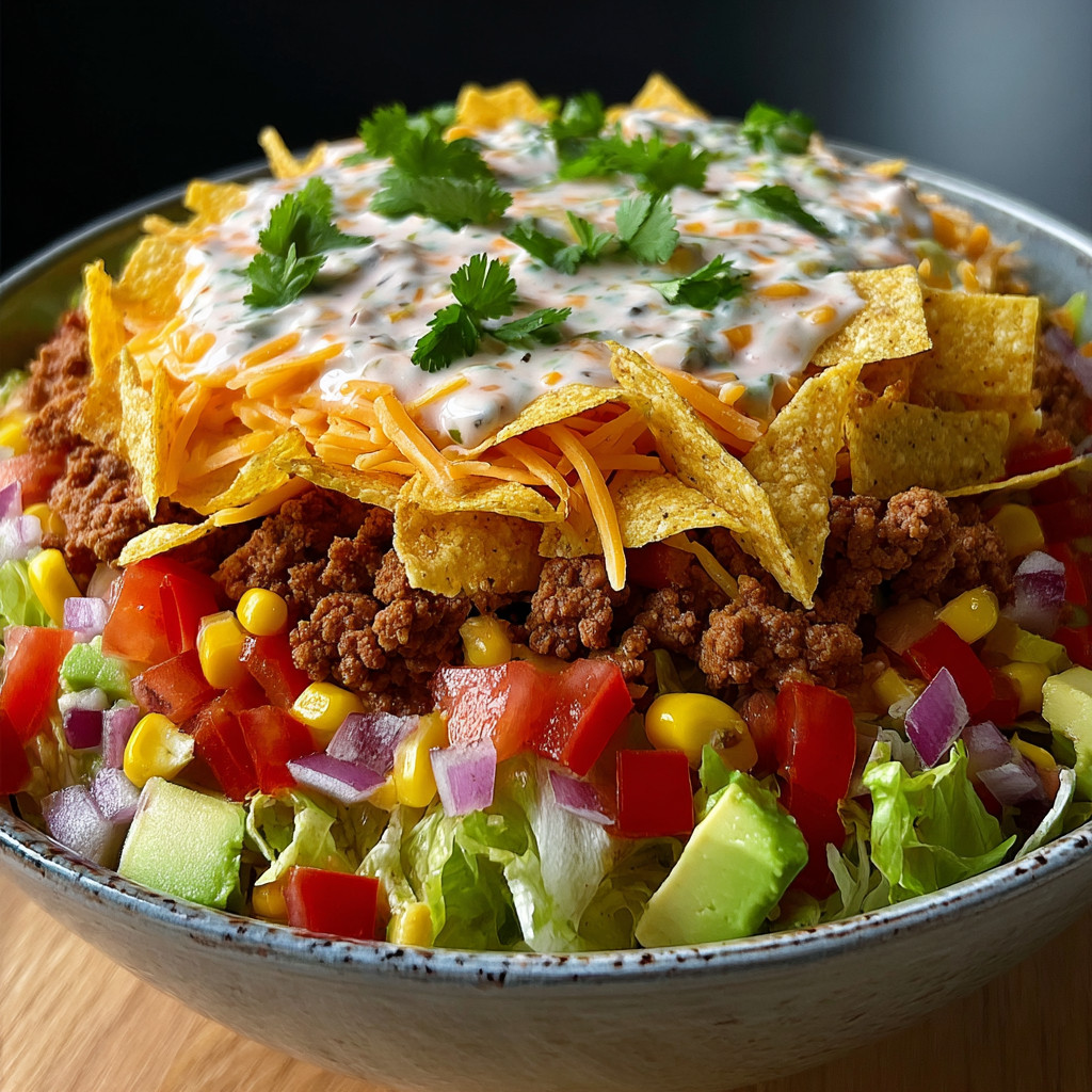 Fiesta-Taco-Salat: Knackig, würzig & voller Genuss!