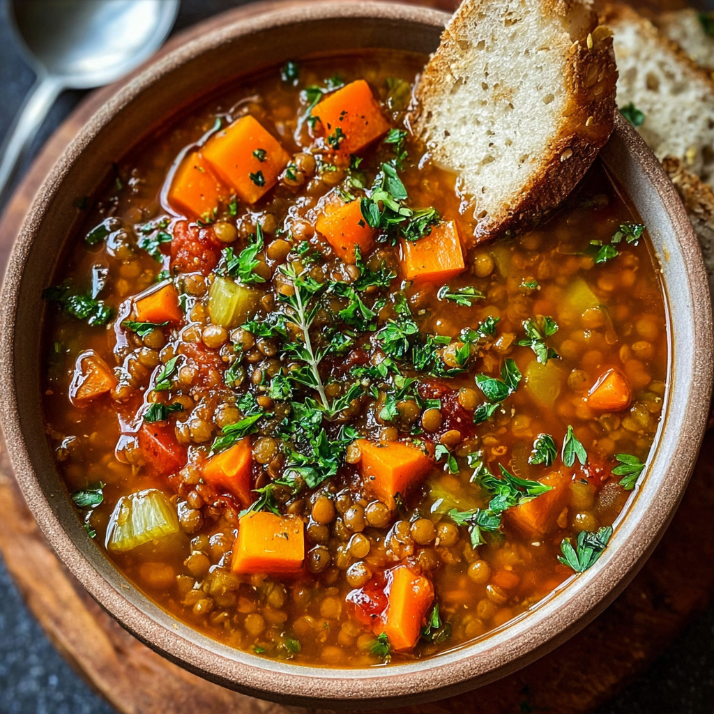 Linsensuppe mit Karotten und Sellerie – Ein Genuss für Wintertage!
