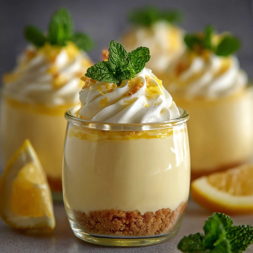Zitronen-Cheesecake-Mousse: Ein himmlisches Dessert genießen! - Sybil ...