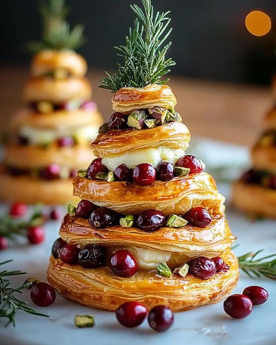 Cranberry Camembert Pistazien Weihnachtsbaum: Irresistibly Festive Bites