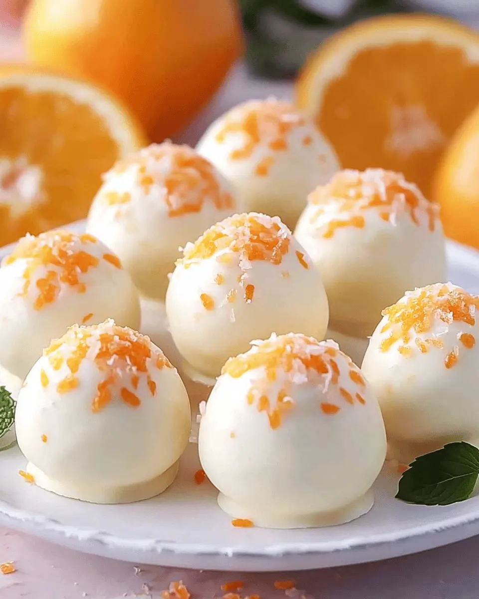 Orangen-Creamsicle-Trüffel: Indulgent Bliss in Every Bite