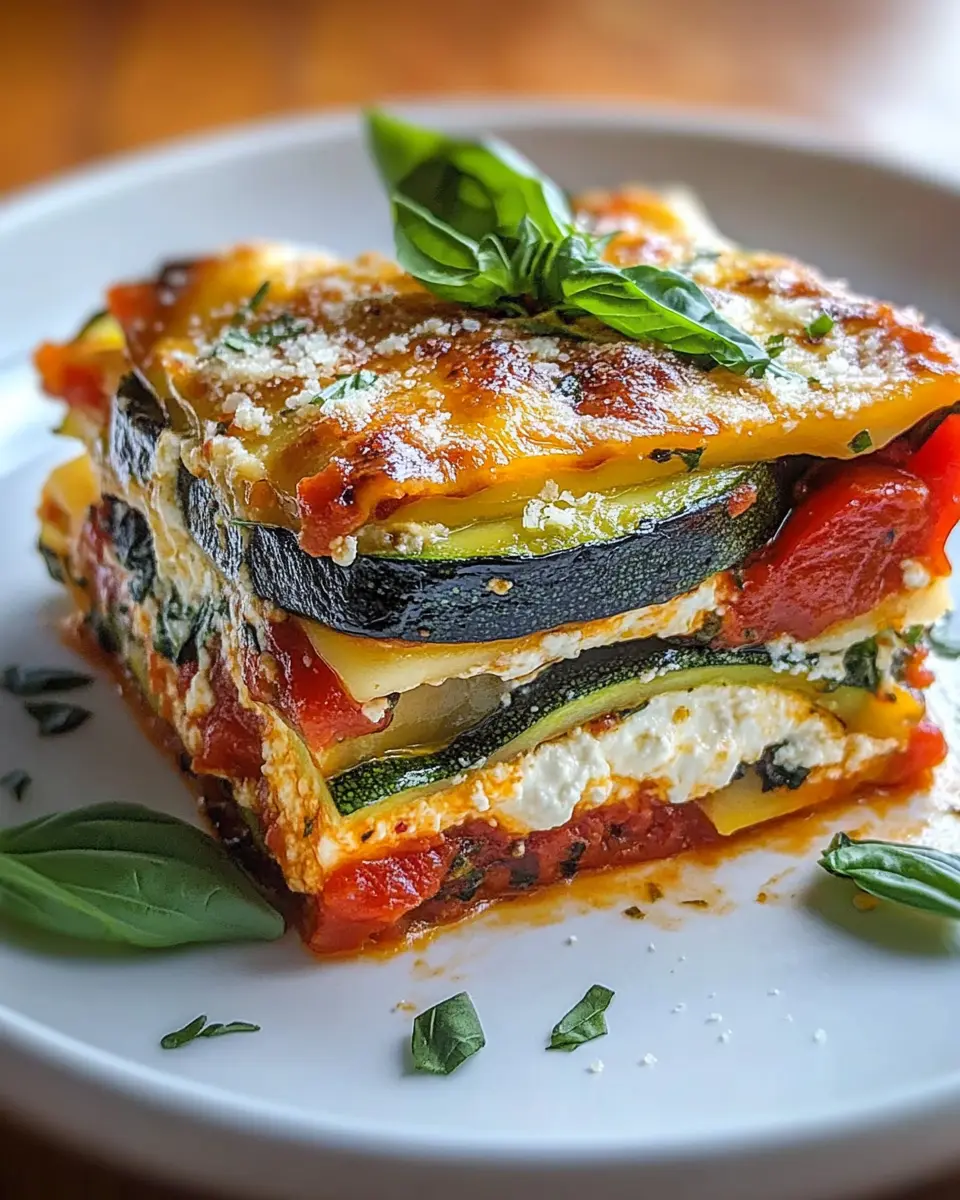 Mediterrane Gemüse-Lasagne mit cremiger Ricotta: Einfach genießen