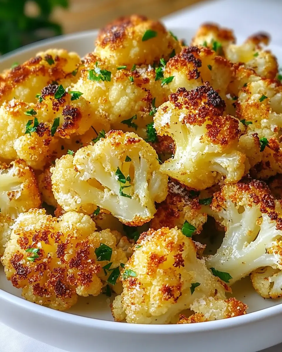 Knoblauch-Parmesan-Röstblumenkohl: Irresistibly Savory Goodness