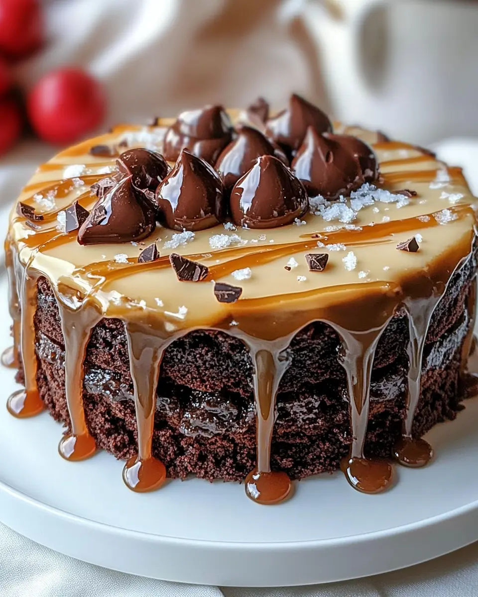 Salzige Karamell-Brownie-Torte: Irresistibly Sweet & Salty Indulgence