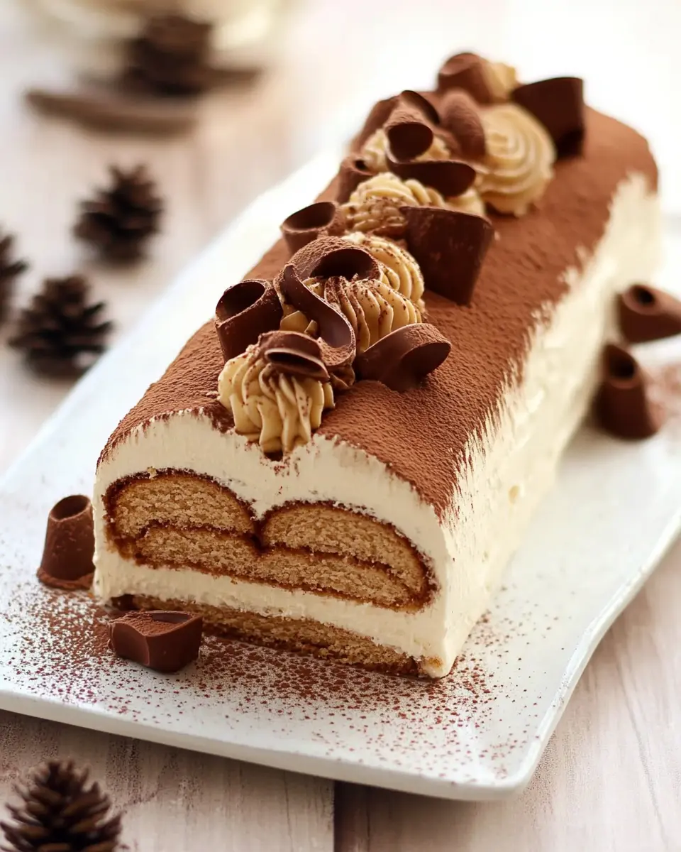 Bûche Tiramisu aux Spéculoos: Indulgent Delight for Everyone