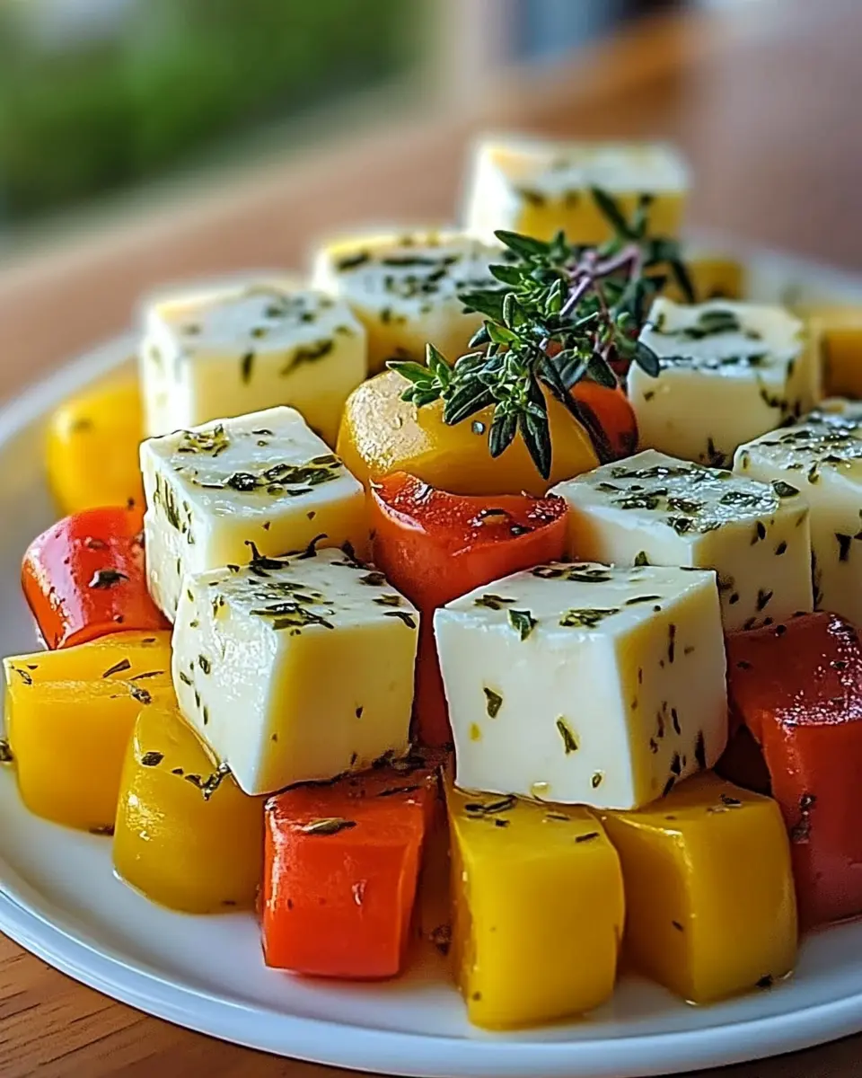 Marinierter Käse mit Peperoni: A Bold Twist on Cheese Snacking