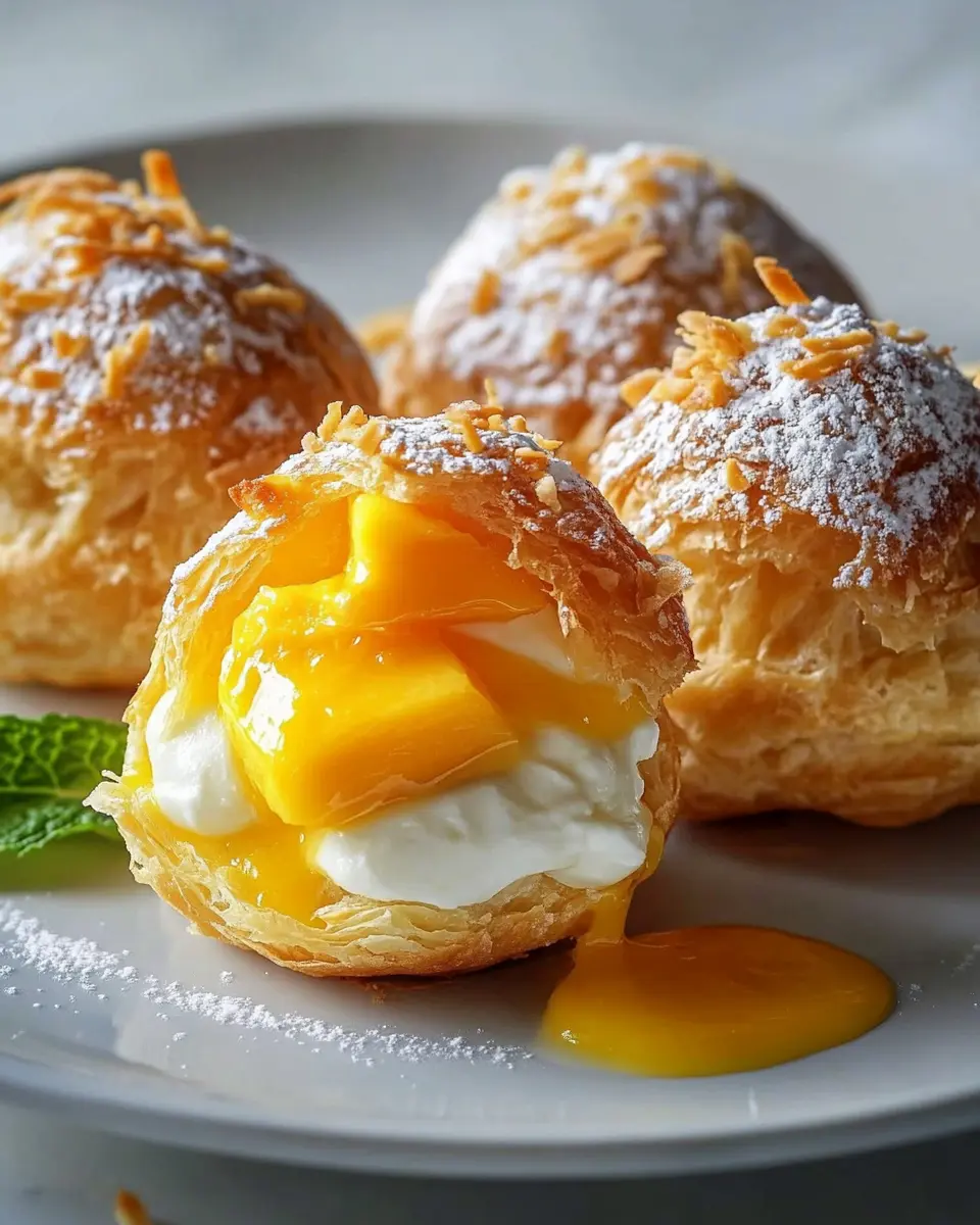 Mango-Kokos-Creme-Puffs: Irresistibly Creamy and Fun to Make