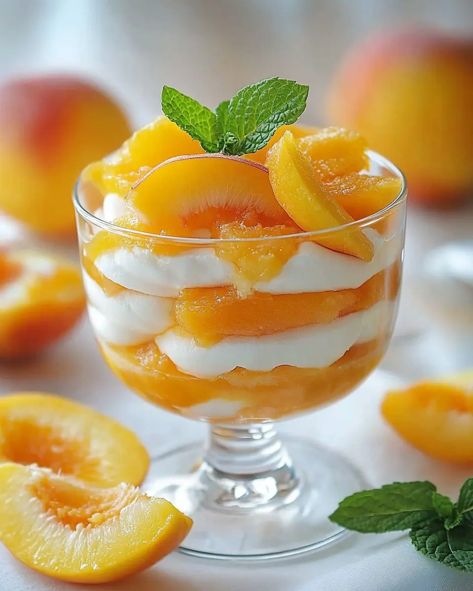 Pfirsich-Zitronen-Dessert: A Refreshing Summer Indulgence