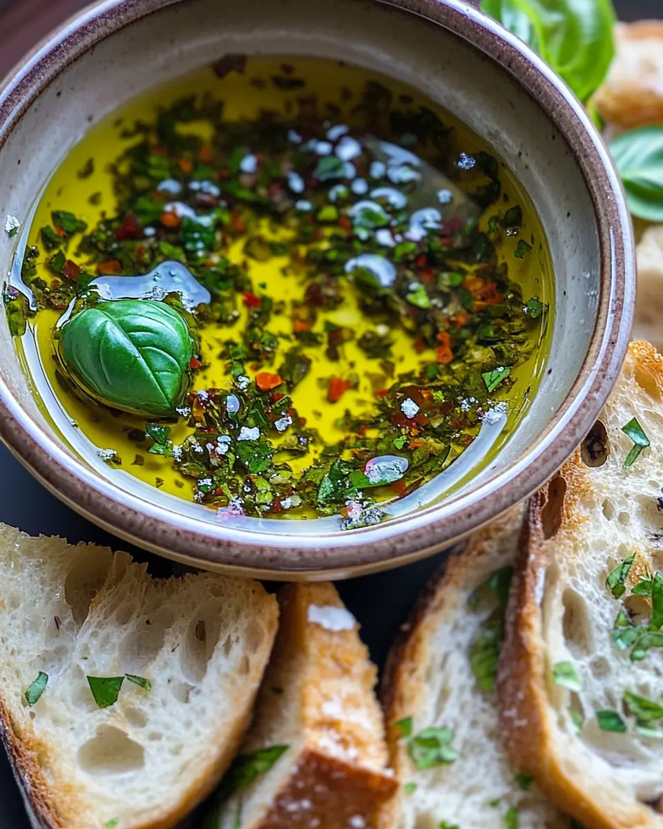 Olivenöl Balsamico Brot Dip: Irresistibly Flavorful Delight