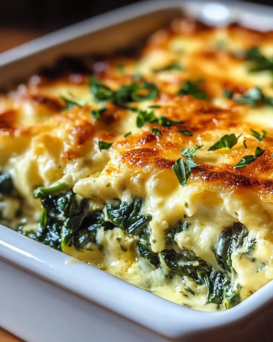 Käse-Spinat-Auflauf: Irresistibly Cheesy Comfort Food Delight