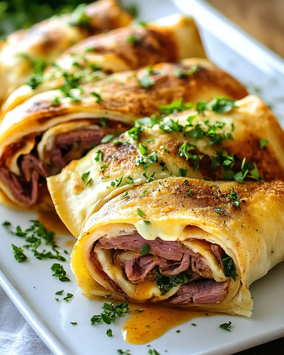 Französische Dip-Tortilla-Rollen: Irresistibly Savory Snacks