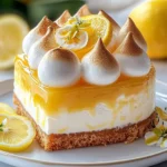 Dreifacher Zitronen-Baiser-Käsekuchen First Image First Image