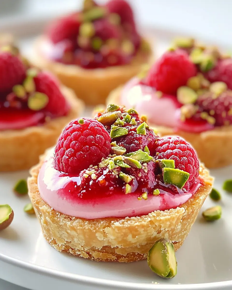 Himbeer-Pistazien-Creme-Törtchen: Indulge in Pure Bliss