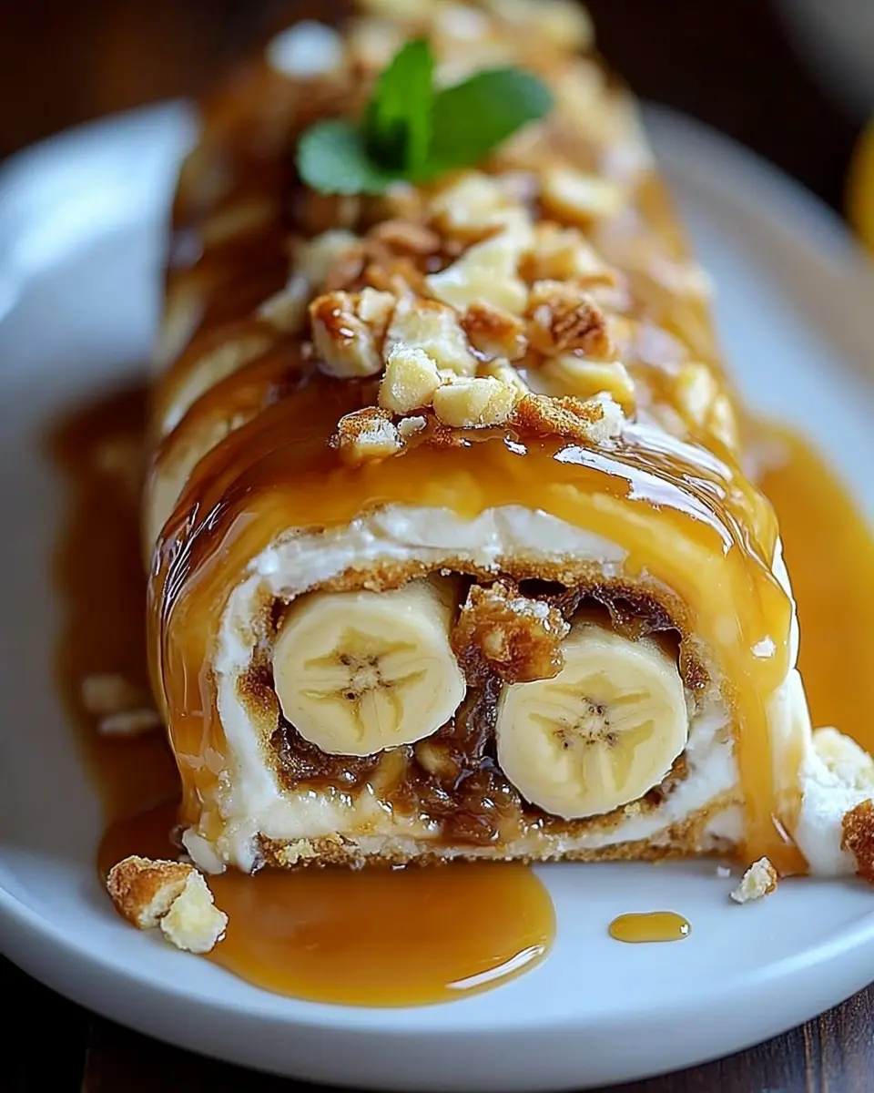 Karamell-Bananen-Rollkuchen: Indulgent Bliss in Every Bite