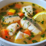 Scharfe Zitronen-Fischsuppe First Image First Image