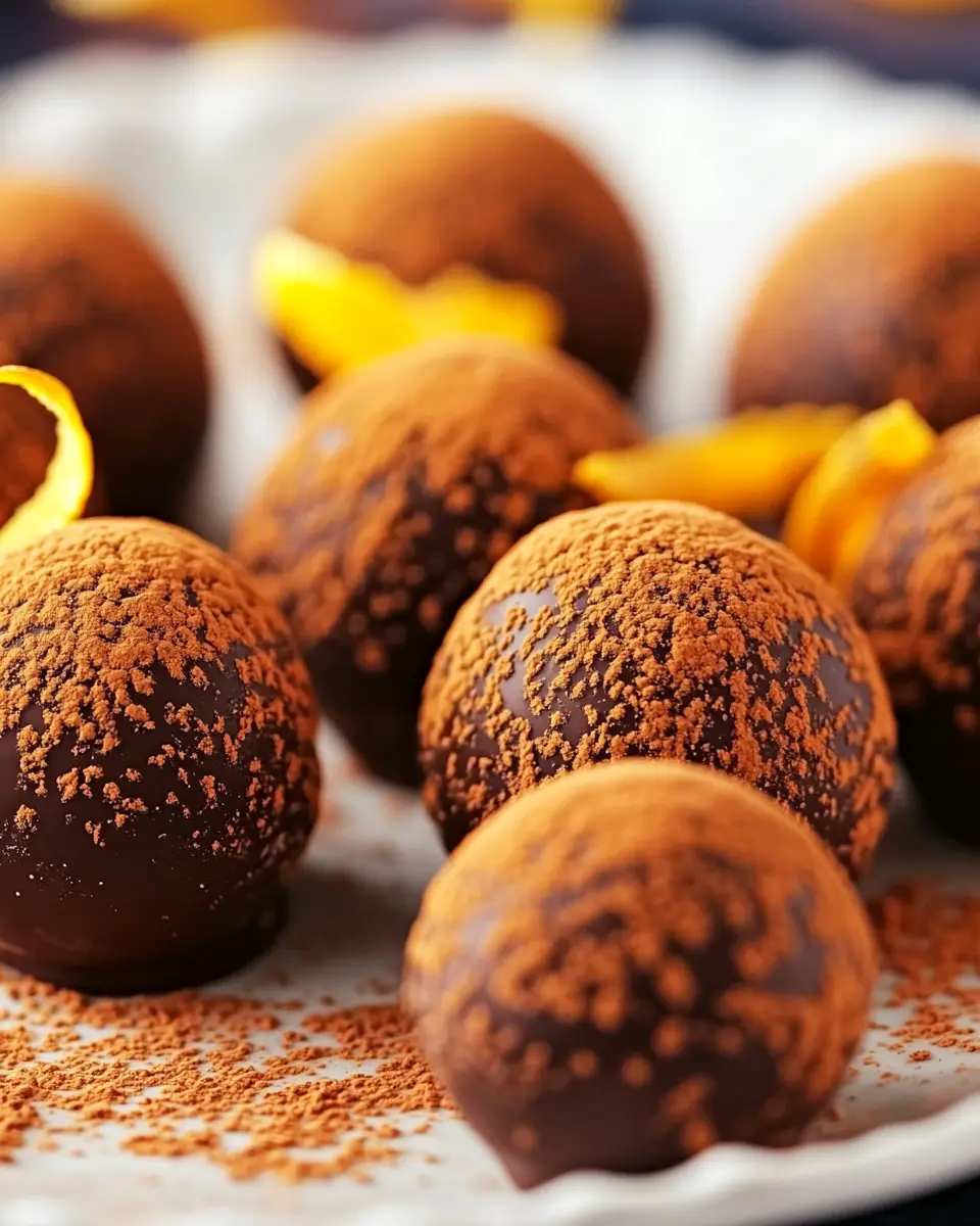 Orange-Schokoladen-Trüffel: Decadently Indulgent Delights