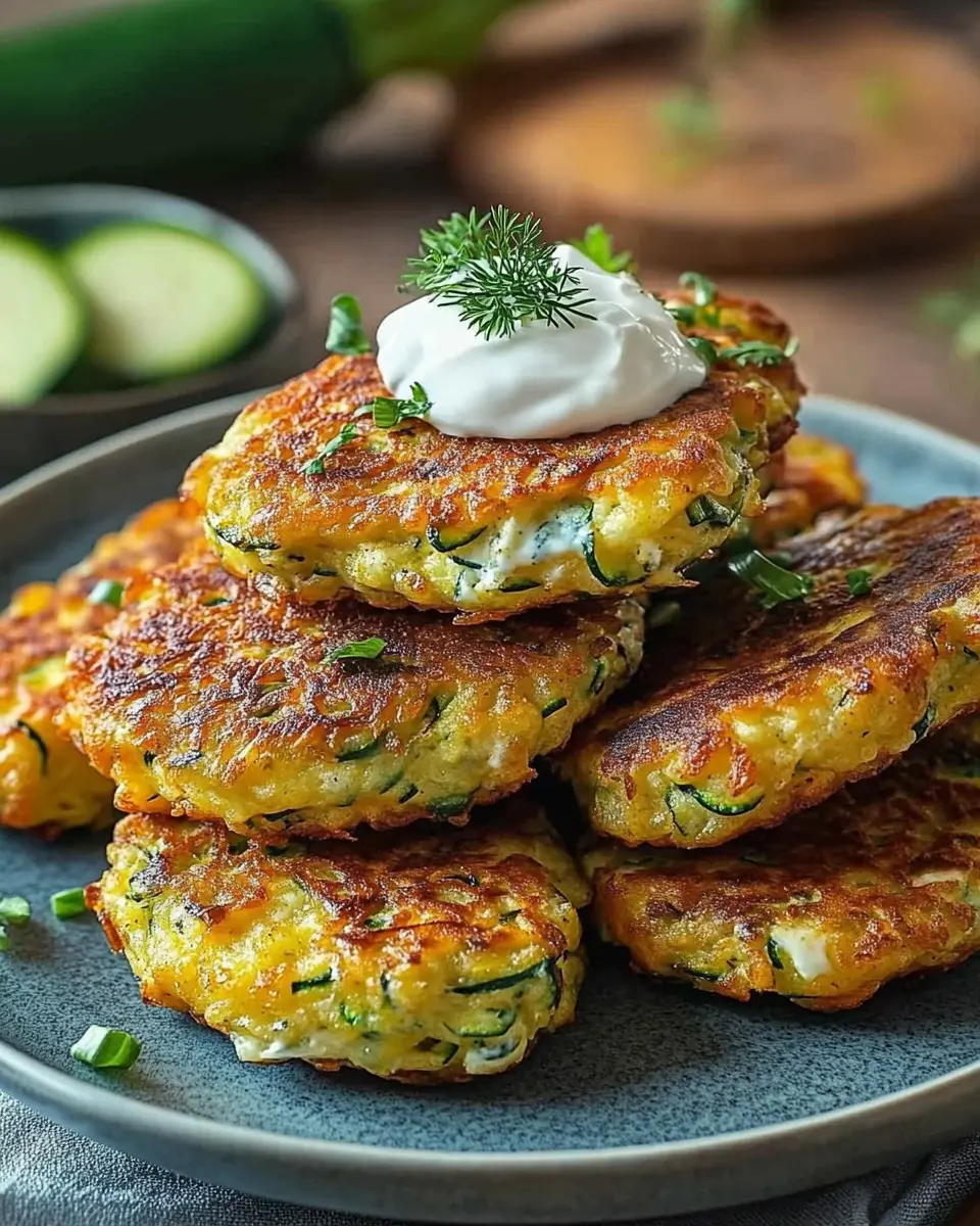 Zucchini-Käse-Puffer: Irresistibly Crispy and Cheesy Treats