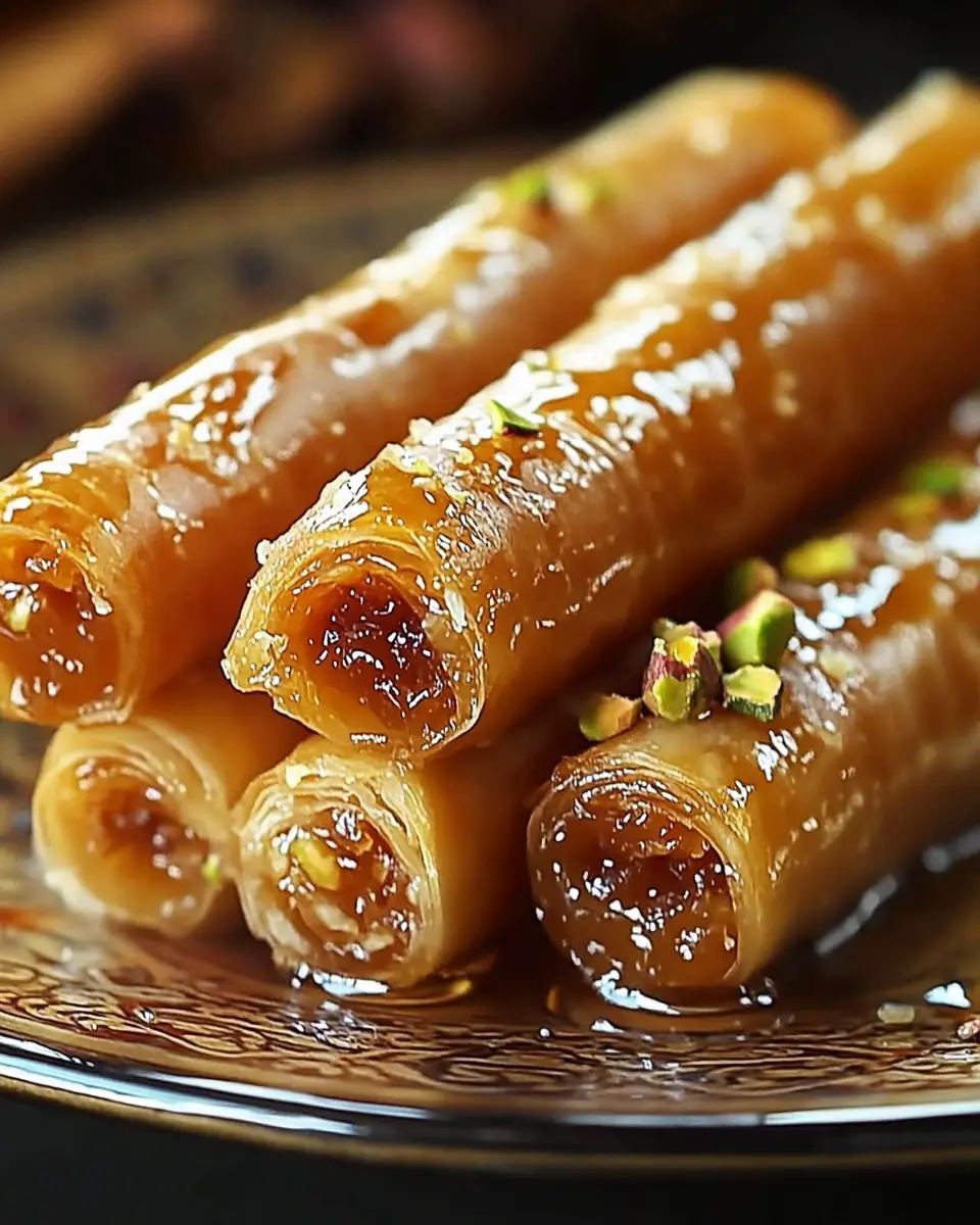 Marokkanische Honig-Mandel-Zigarren: Indulgent Sweet Delights