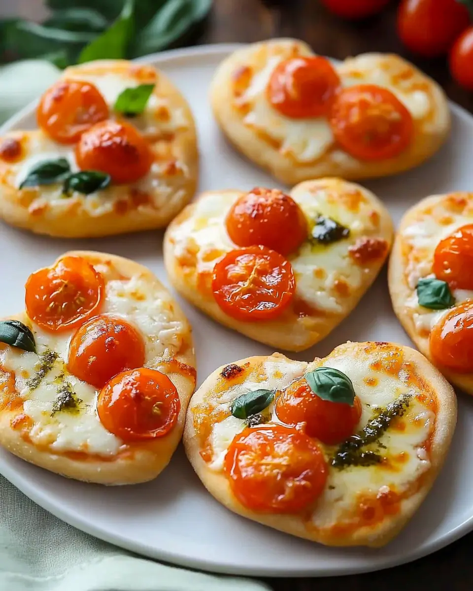 herzförmige mini-pizzen: die besten Snacks für kreative Abende