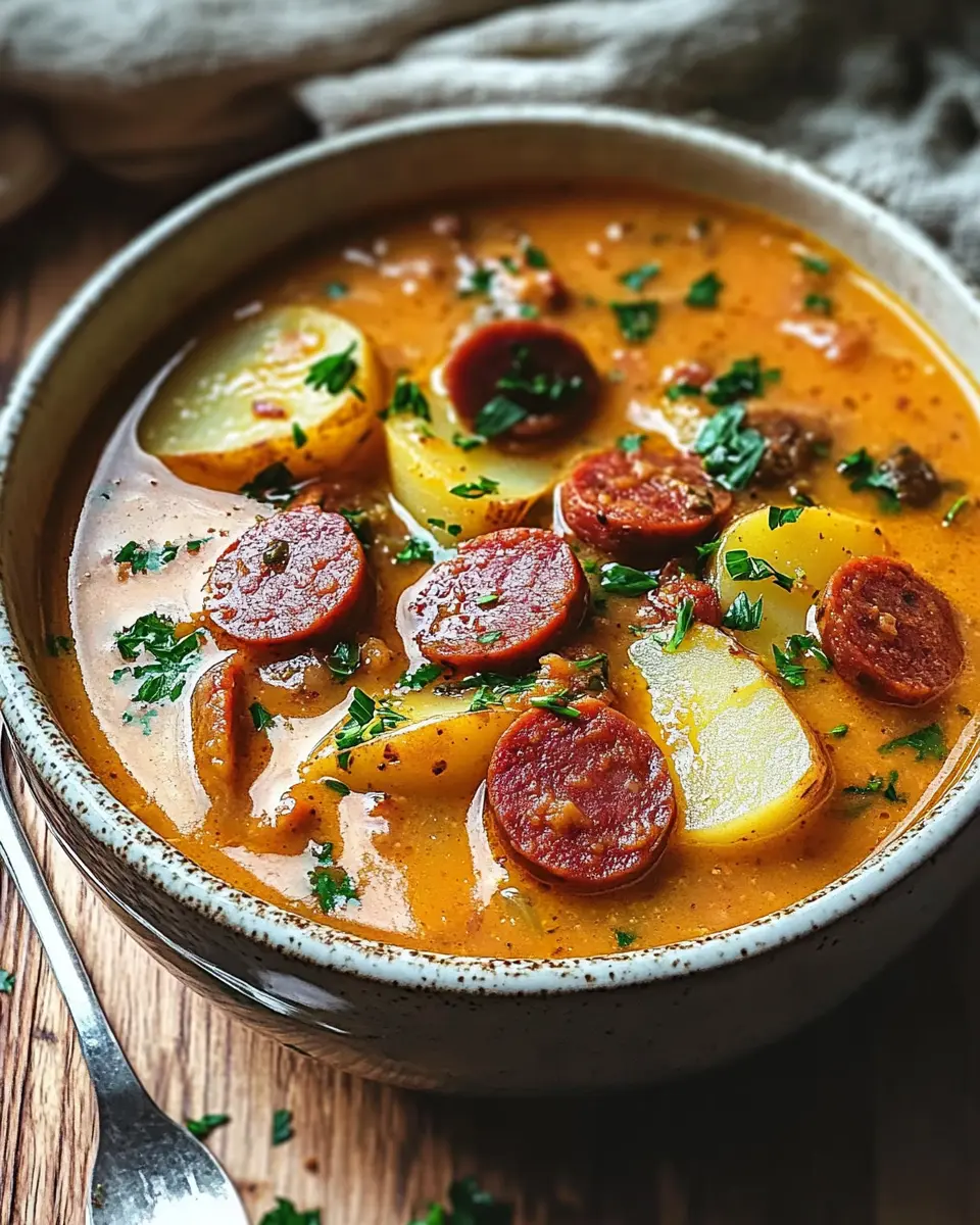 Spanische Kartoffelsuppe mit Chorizo: Comforting & Delicious!