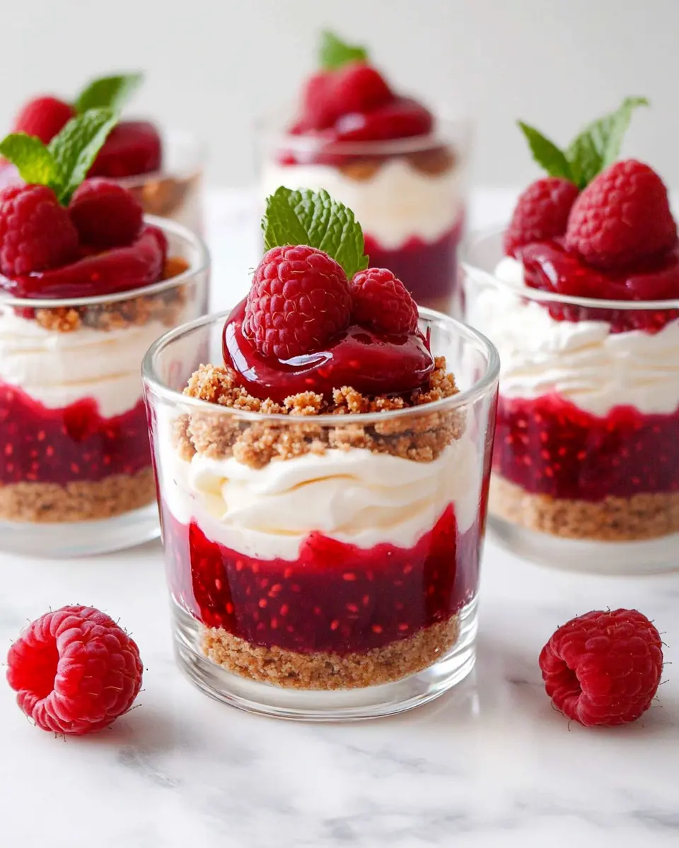 Himbeer-Cheesecake-Parfaits: Irresistibly Creamy Delights