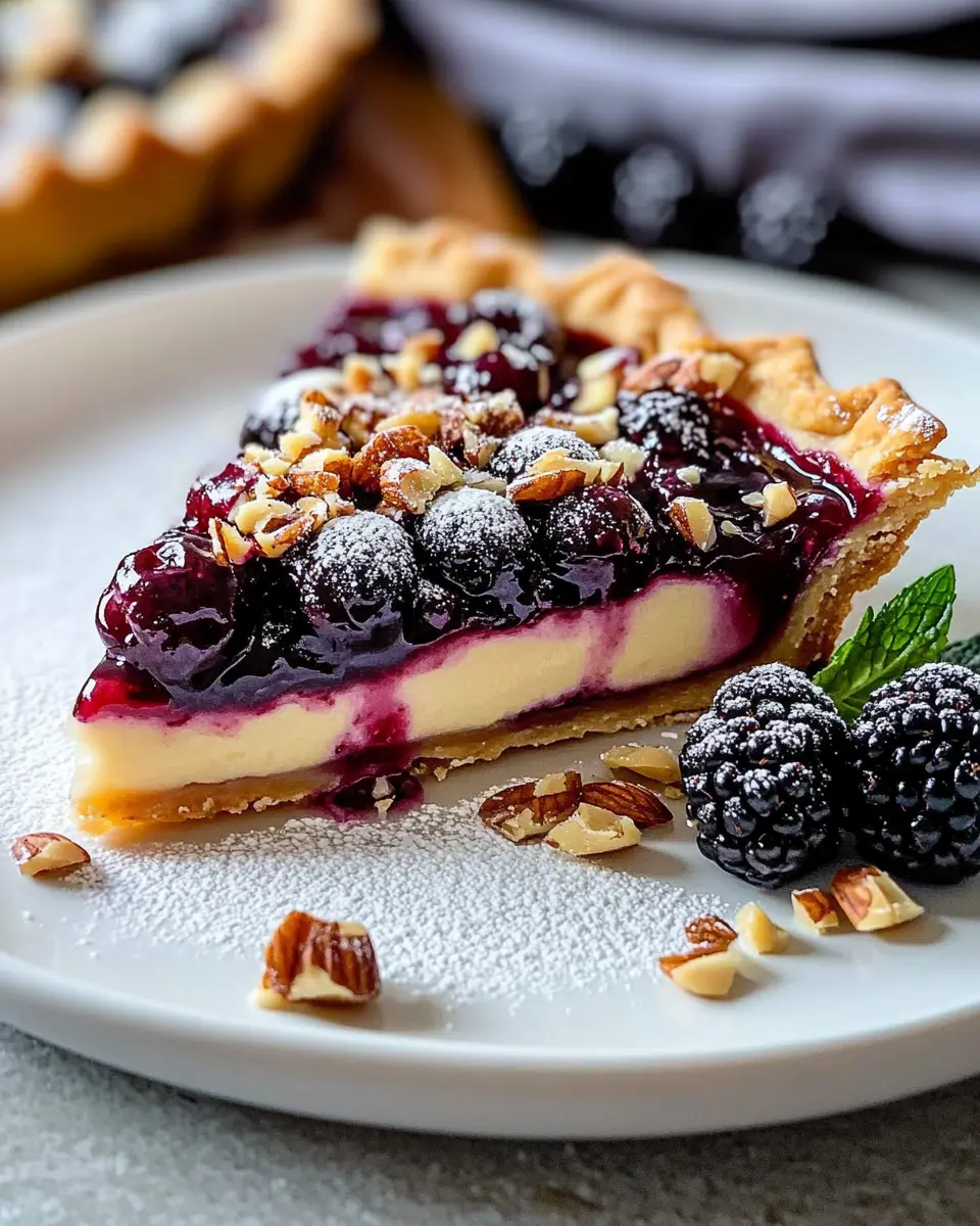 Brombeer-Vanille-Haselnuss-Tarte: An Irresistibly Creamy Delight