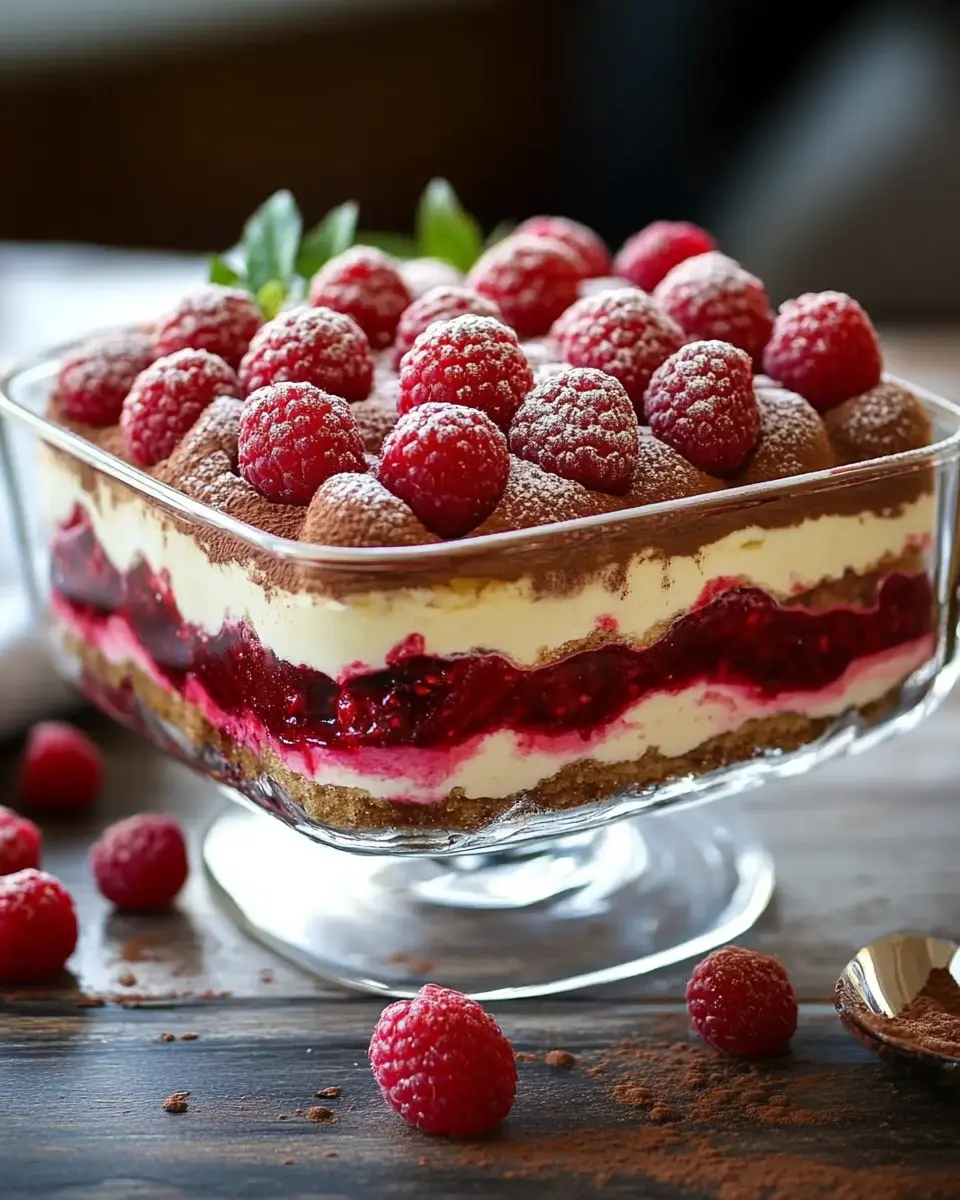 Himbeer-Tiramisu: Irresistibly Creamy with a Fruity Twist