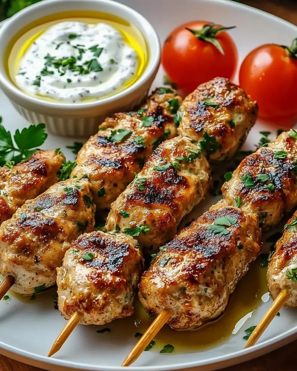Hähnchen-Kofta mit Knoblauch-Joghurt-Sauce: Irresistibly Juicy Delight