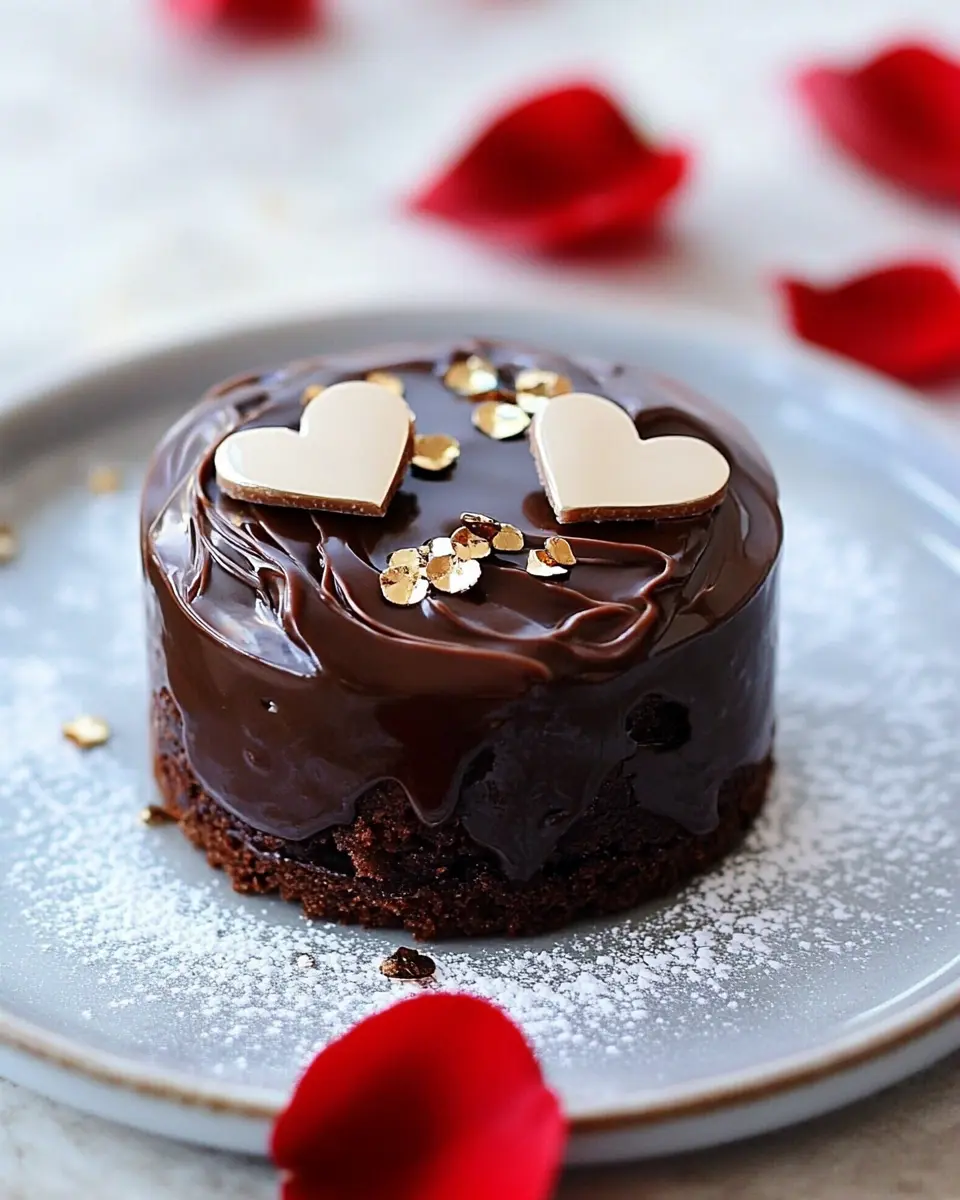 Mini Schokoladenkuchen für den Valentinstag: Irresistibly Rich!
