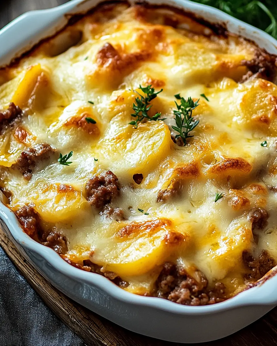 Käse-Hackfleisch- und Tiefkühl-Kartoffelauflauf Made Easy and Irresistible