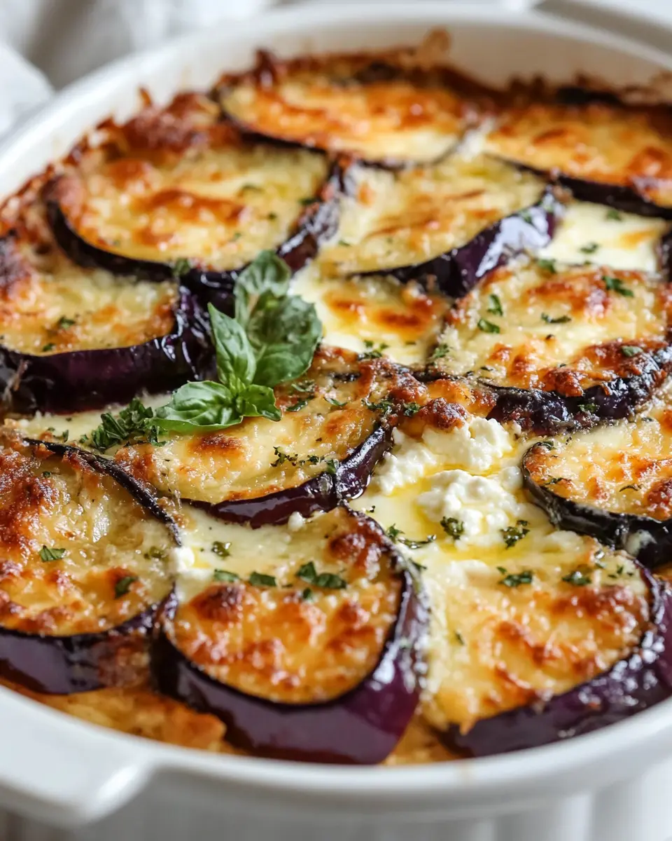 Vegetarischer Ricotta-Auberginen-Auflauf: Indulgent Comfort Food