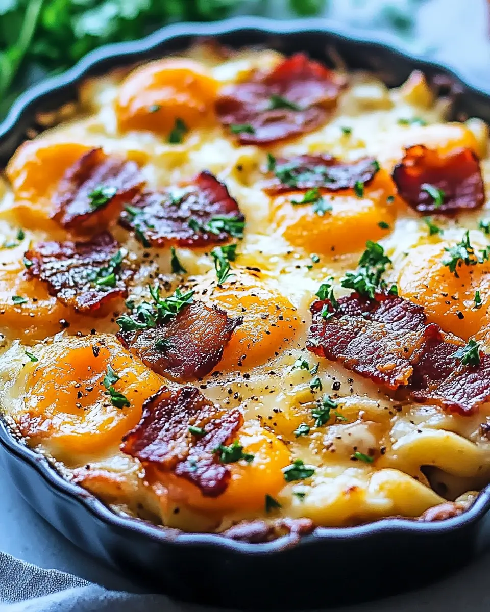 BBQ Bacon Cheeseburger Makkaroni: The Ultimate Comfort Bake