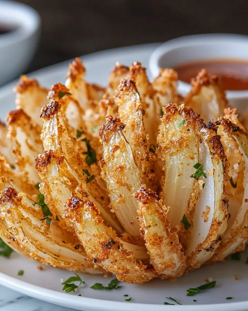 Blühende Zwiebel aus dem Ofen: Irresistibly Cheesy Comfort Delight