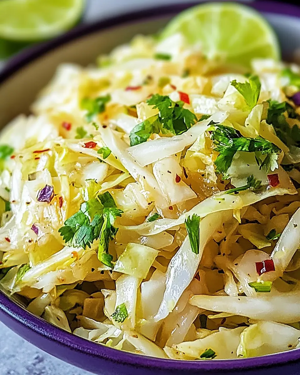 Würziges sautiertes Kraut mit Limette: A Zesty Delight to Savor