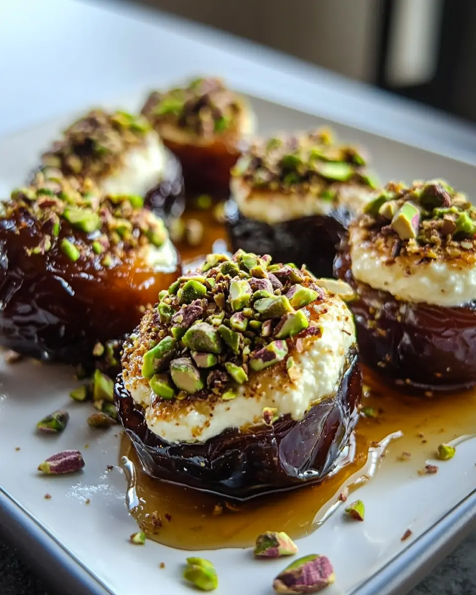 Datteln mit Ricotta, Pistazien und Honig: Irresistibly Sweet Treats