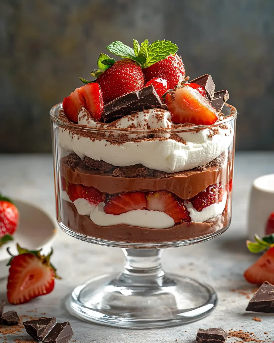 Erdbeer-Schokoladen-Trifle: A Decadent Delight for You!