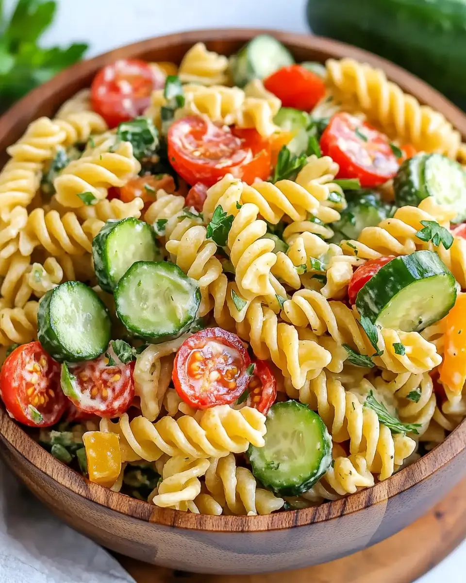Ranch-Pasta-Salat: Easy, Colorful Bliss for Your Table