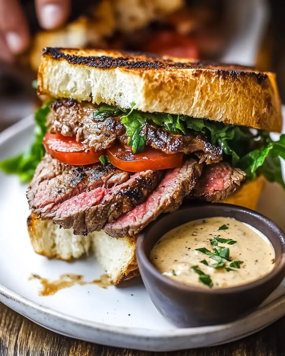BBQ Steak Sandwich mit brasilianischem Meerrettich: Irresistibly Bold!