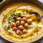 Knoblauch Kichererbsensuppe: Irresistibly Creamy Delight! 2 Knoblauch-Kichererbsensuppe First Image First Image