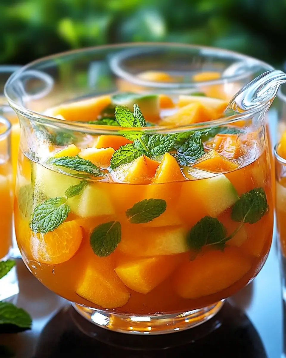 Sangria Rosée Melone & Aprikose: Juicy Summer Bliss in a Glass