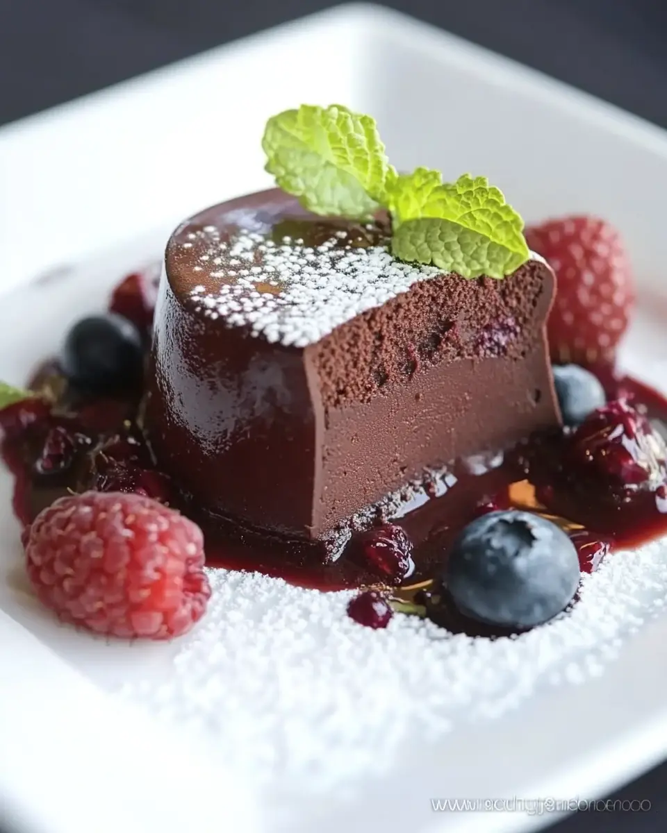 Fondant Schoko-Compote ohne Butter: Indulgent Chocolate Bliss